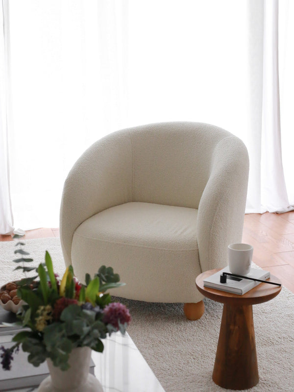 Poltrona de Asa "Slon" - Branco | Design Sofisticado e Conforto Incomparável