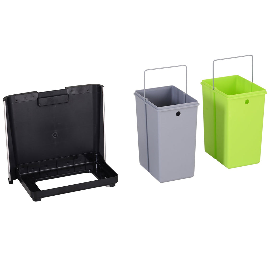 Caixote de Reciclagem em Inox de 72L com Abertura Automática - Leva-Me Contigo - Móveis & Decoração