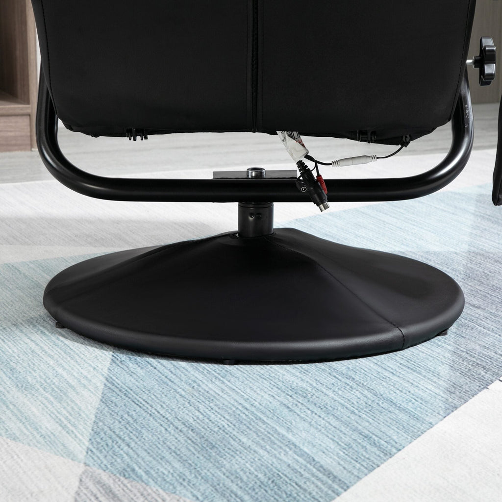 Poltrona Katy com 10 Pontos de Massagens e Reclinável – Preto - Design Nórdico - Leva-Me Contigo - Móveis & Decoração