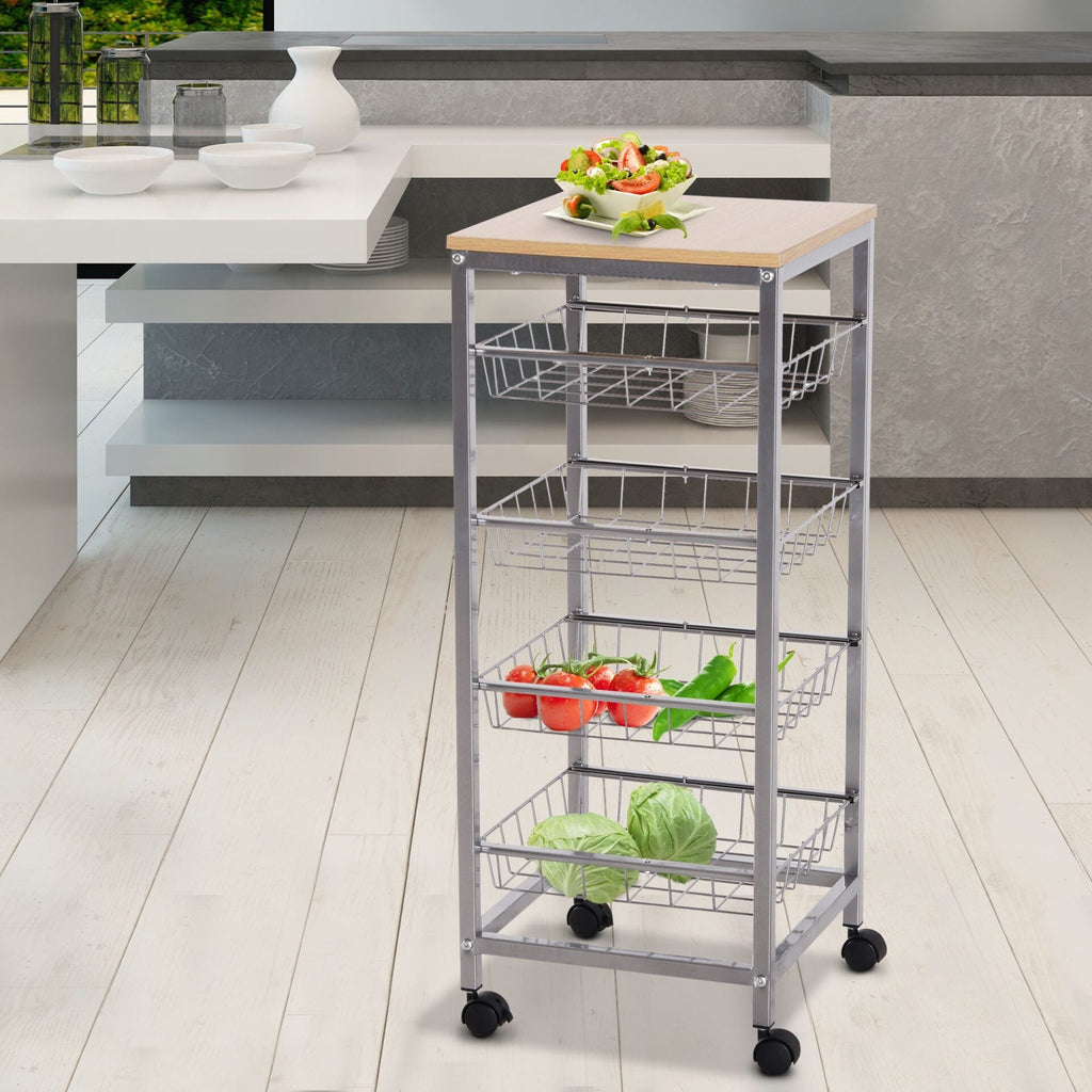 Carrinho de Cozinha Iron - Design Industrial - Leva-Me Contigo - Móveis & Decoração