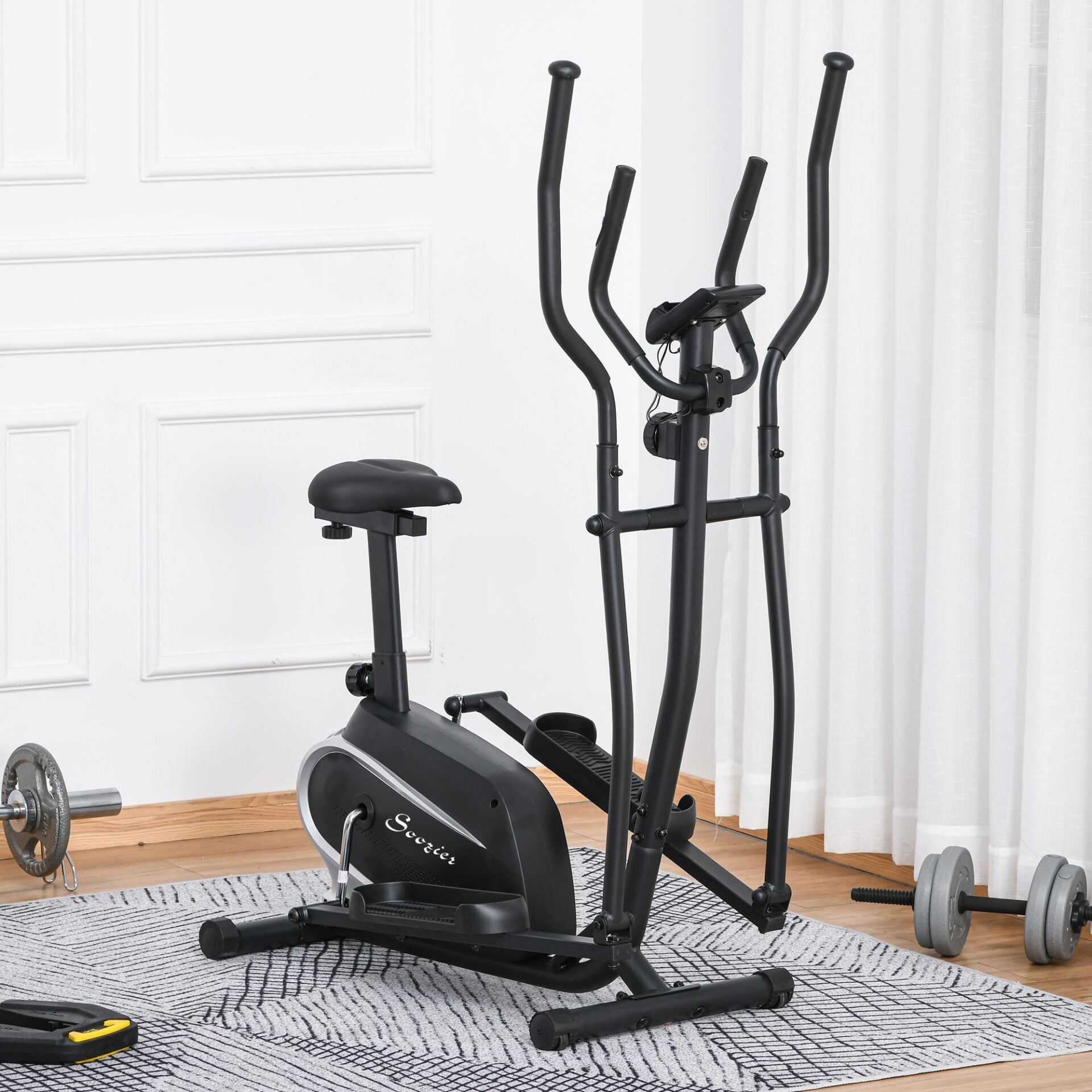 Bicicleta Elíptica com Resistência Magnética com Volante de 3kg - HomeGym - Leva-Me Contigo - Móveis & Decoração