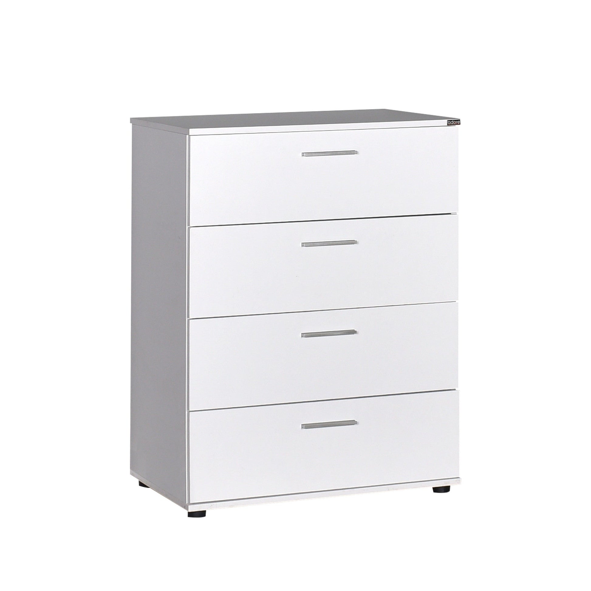 Cómoda "Adore" - Branco - 73x96x44cm - Design Moderno