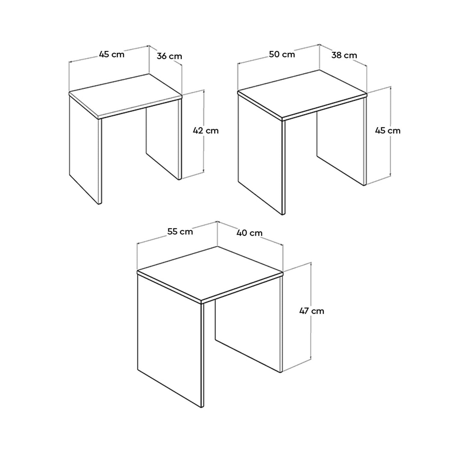 Mesa de Centro "Shp-103-Ss-1" - Design Moderno - Sonomo