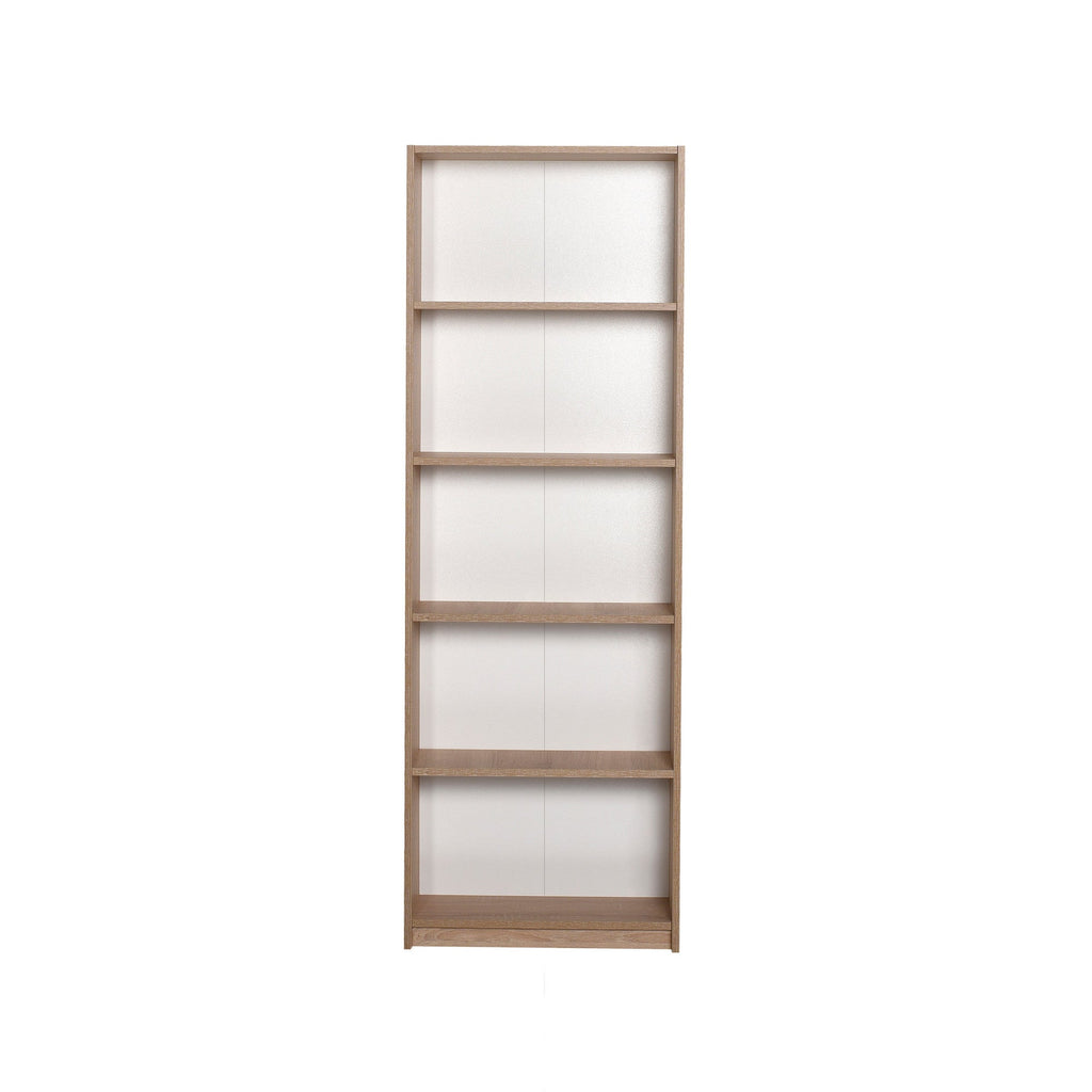 Estante “Nörda” — 64x26x182 cm — Design Moderno em Carvalho Sonomo com Prateleiras Abertas
