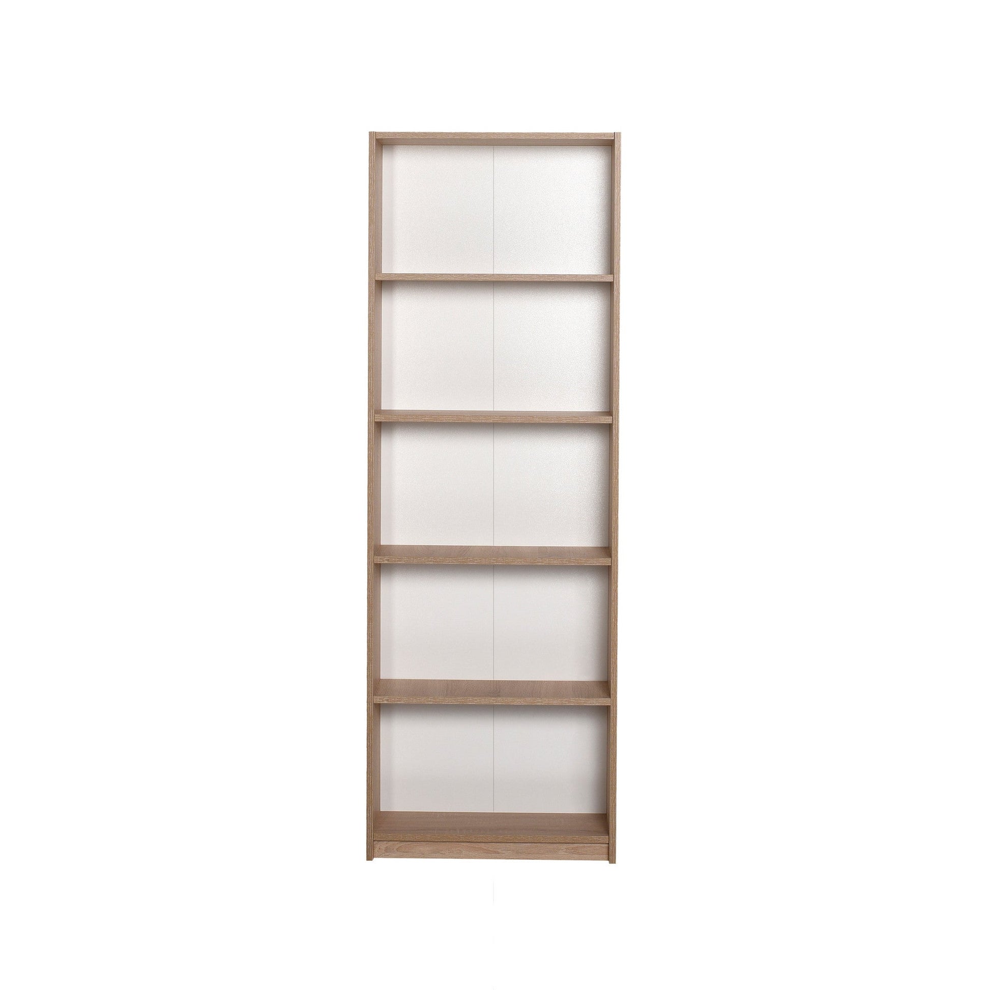 Estante “Nörda” — 64x26x182 cm — Design Moderno em Carvalho Sonomo com Prateleiras Abertas