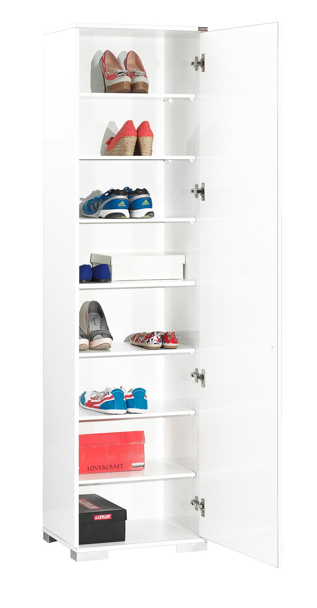 Armário Multiusos "Alto" - Branco - 50x187x35cm - Design Moderno