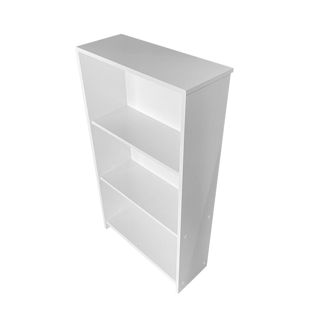 Estante “Milla” — 58x23x106 cm — Design Moderno em Branco com Prateleiras Abertas e Fixação à Parede