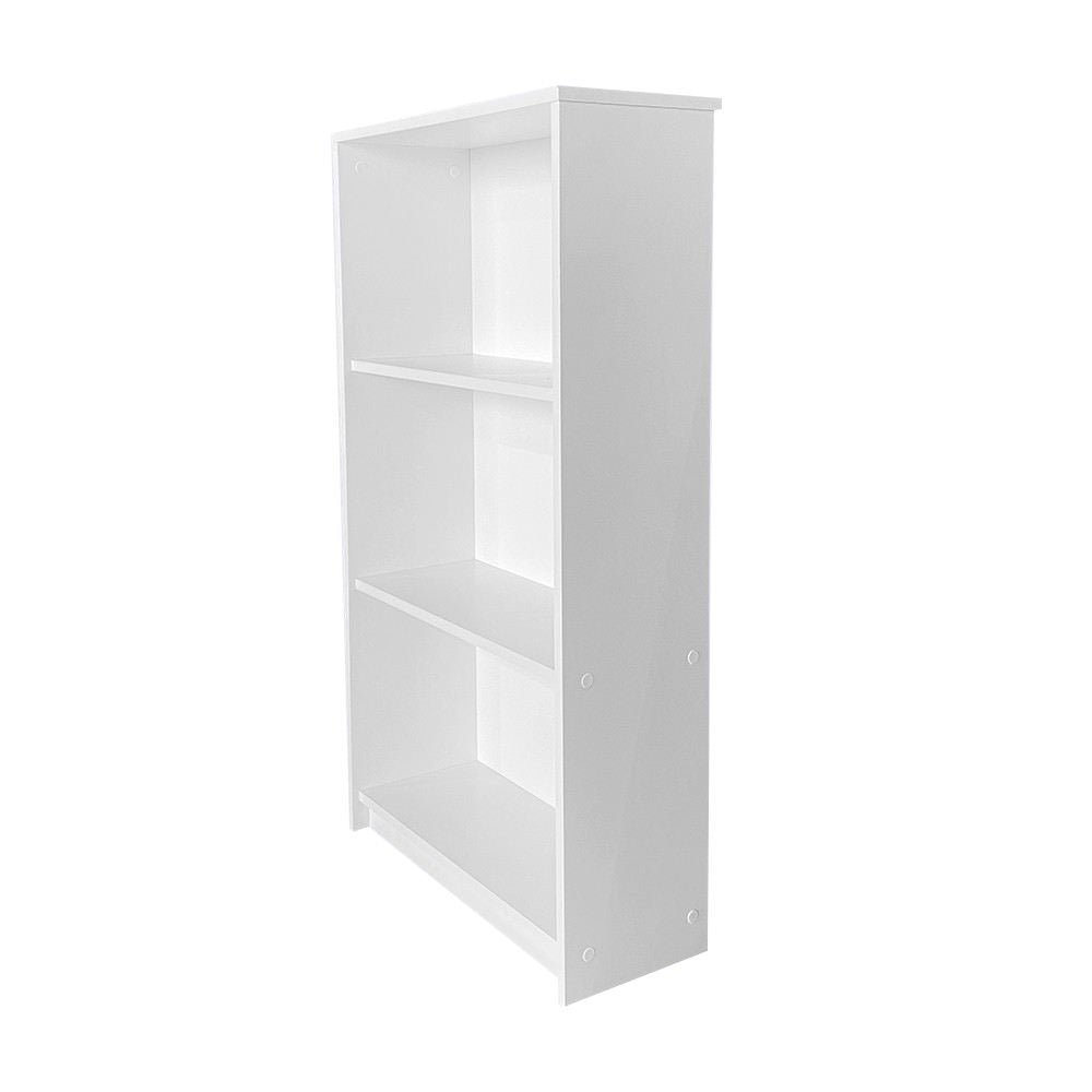 Estante “Milla” — 58x23x106 cm — Design Moderno em Branco com Prateleiras Abertas e Fixação à Parede