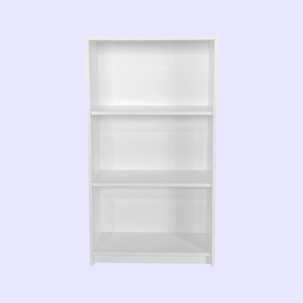Estante “Milla” — 58x23x106 cm — Design Moderno em Branco com Prateleiras Abertas e Fixação à Parede