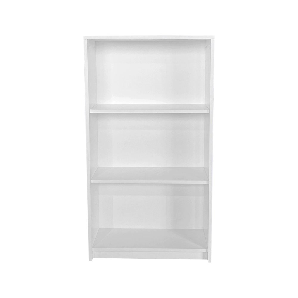 Estante “Milla” — 58x23x106 cm — Design Moderno em Branco com Prateleiras Abertas e Fixação à Parede