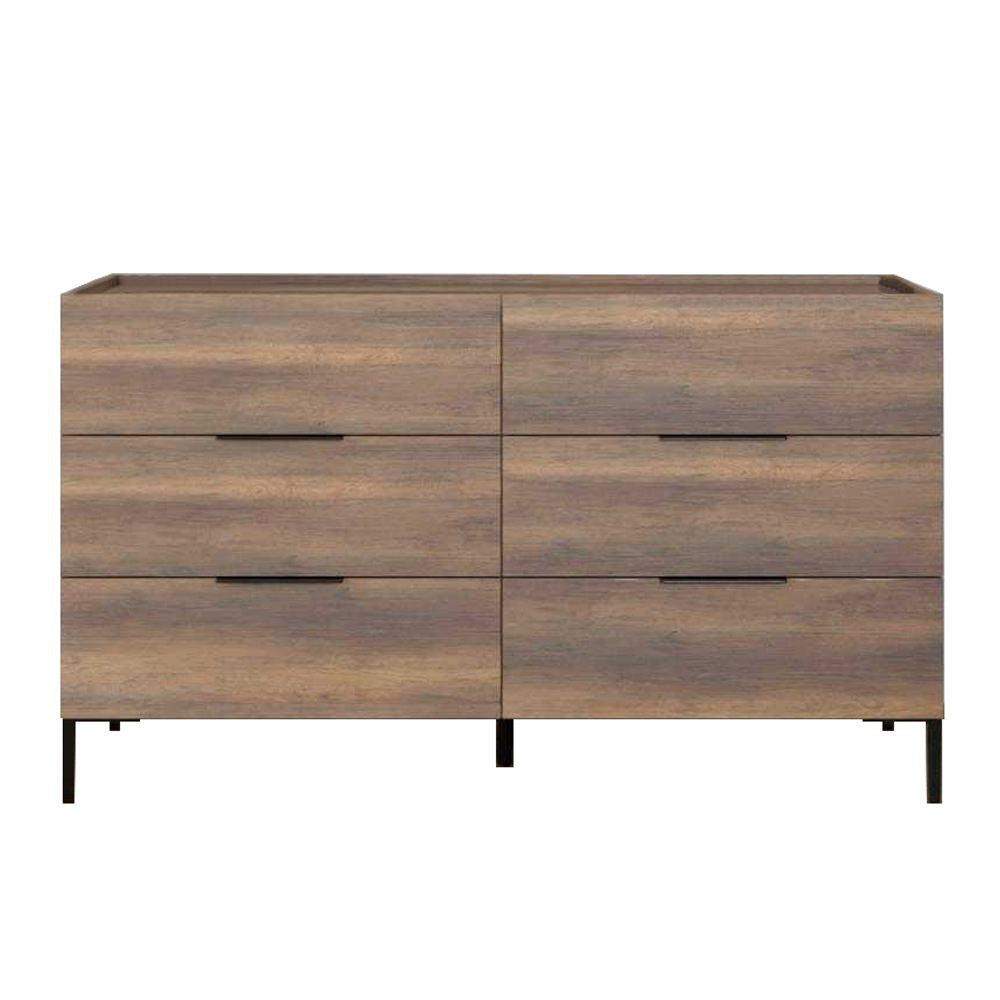 Cómoda "Íris" - Nogueira - 140x81x44cm - Design Moderno