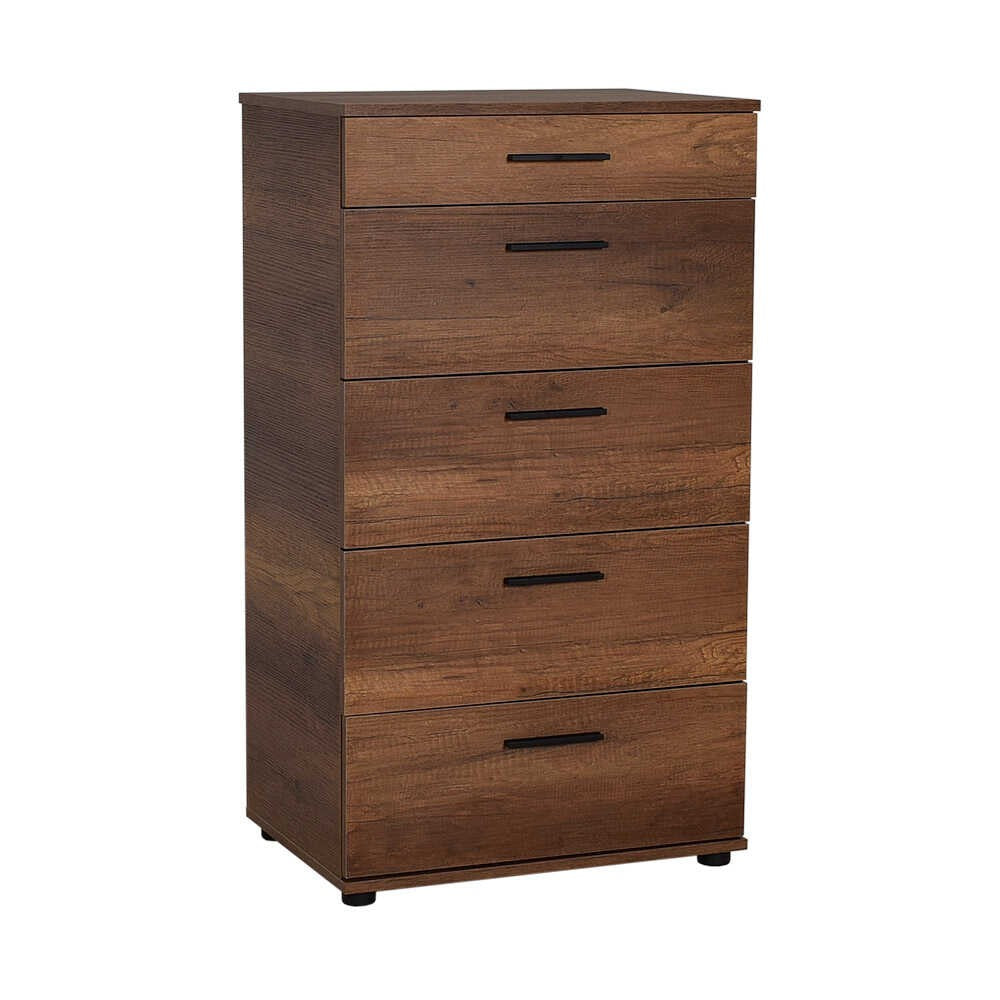 Cómoda "Lyra" - Nogueira - 60x108x44cm - Design Moderno