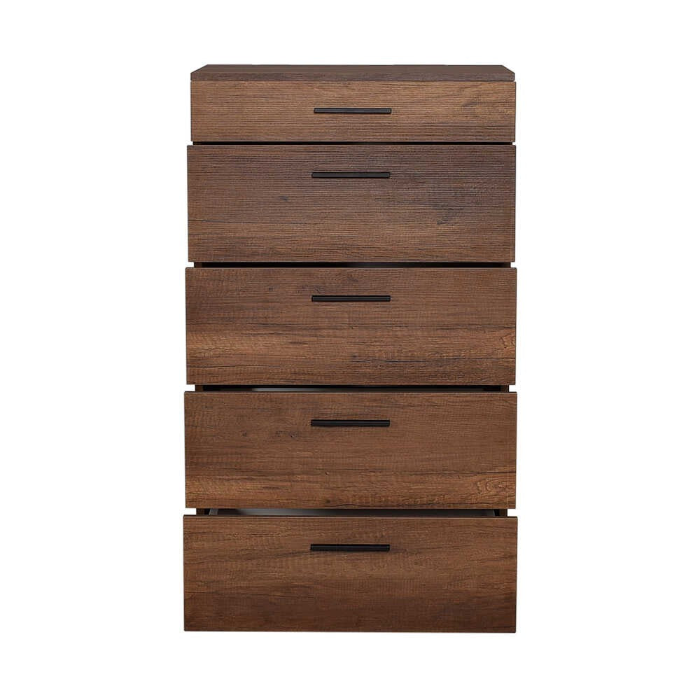 Cómoda "Lyra" - Nogueira - 60x108x44cm - Design Moderno