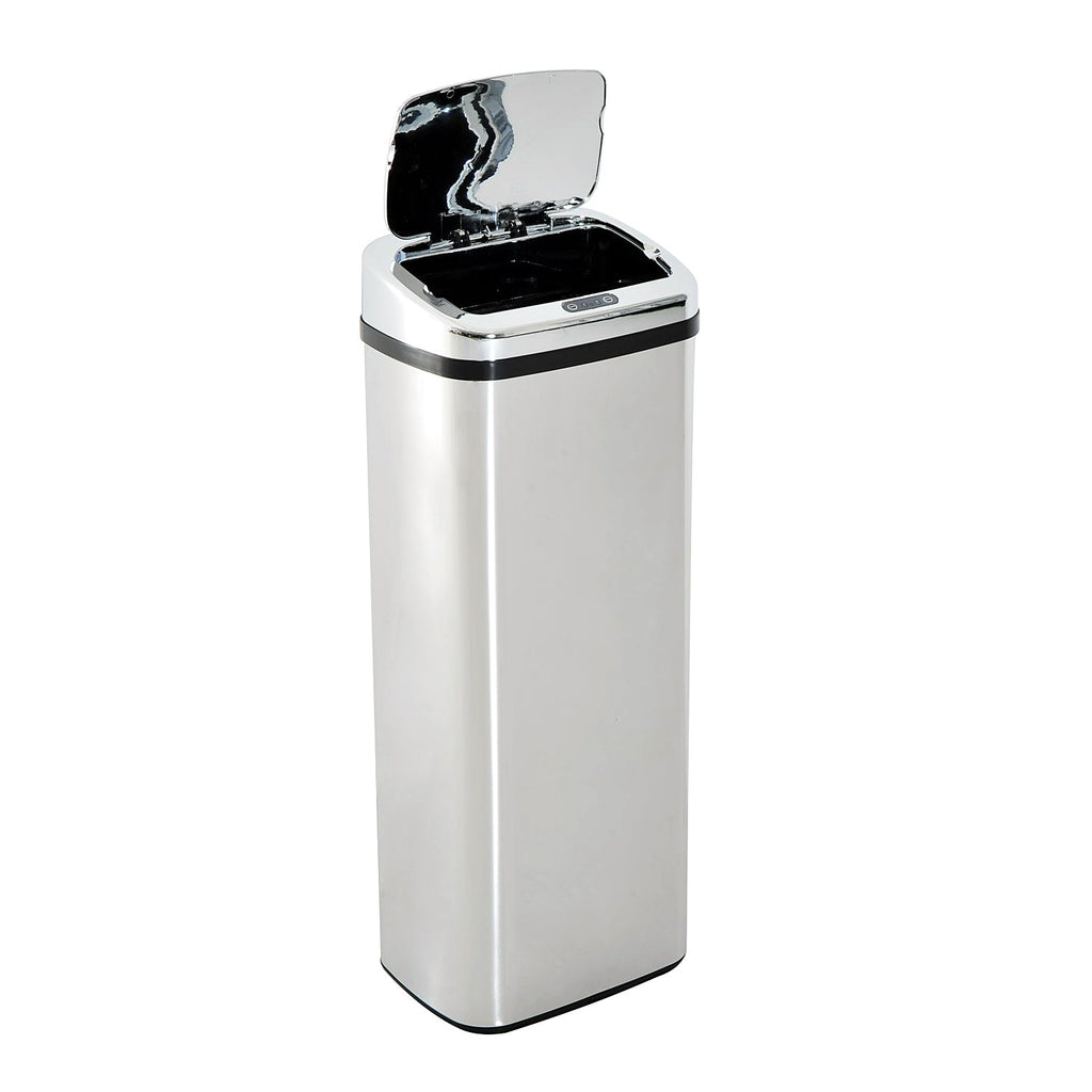 Caixote em Inox de 50L com Abertura Automática - Leva-Me Contigo - Móveis & Decoração