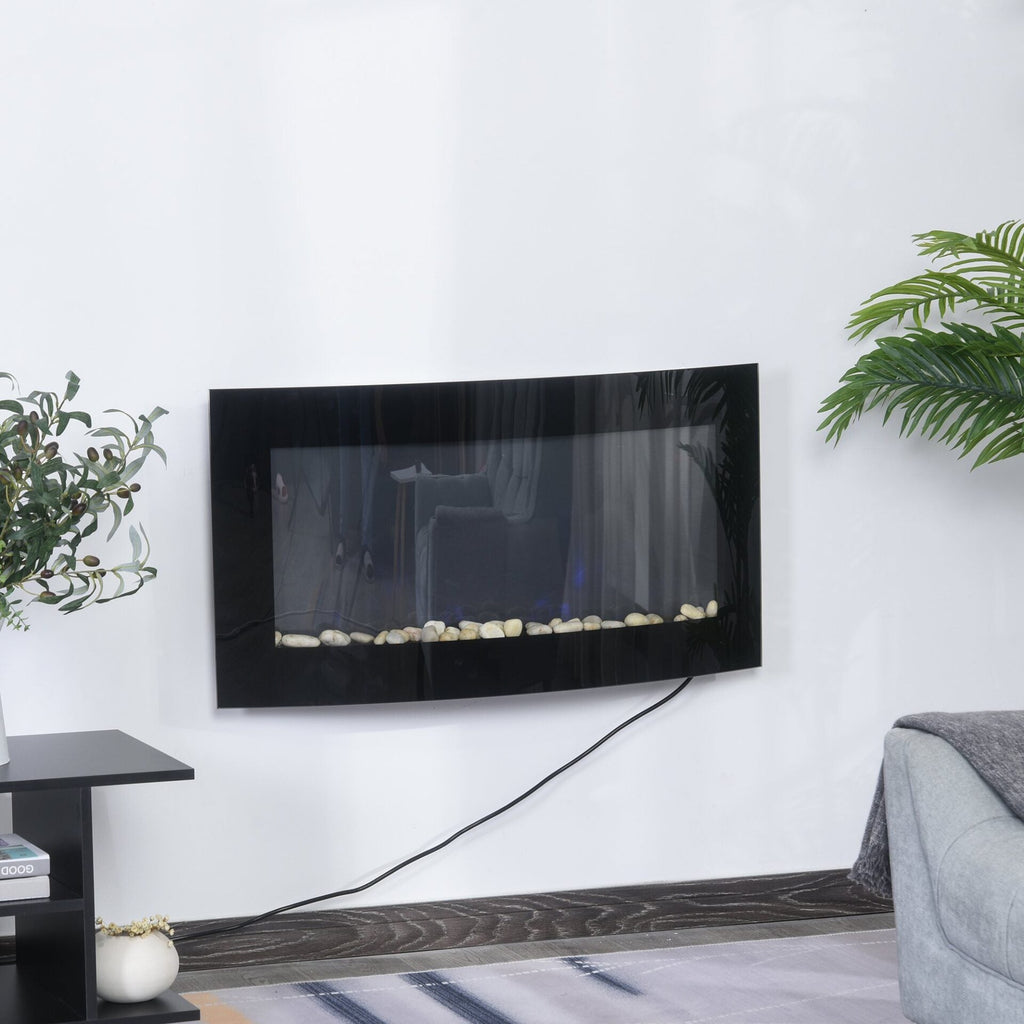 Lareira Elétrica Suspensa e Chama Decorativa - Design Moderno - Leva-Me Contigo - Móveis & Decoração