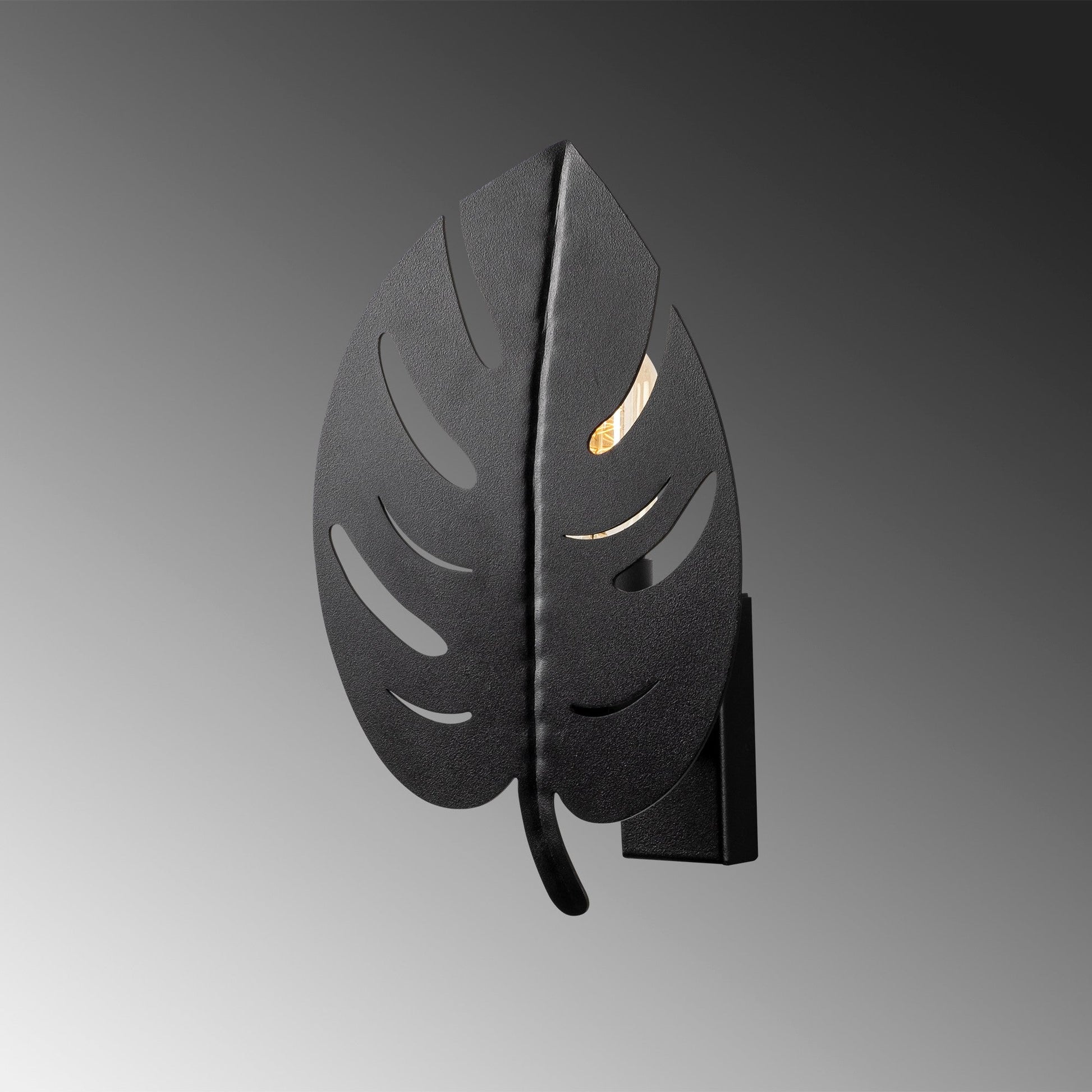 Candeeiro de Parede “Noa” — 21x12x28 cm — Design Moderno em Preto com Casquilho E27