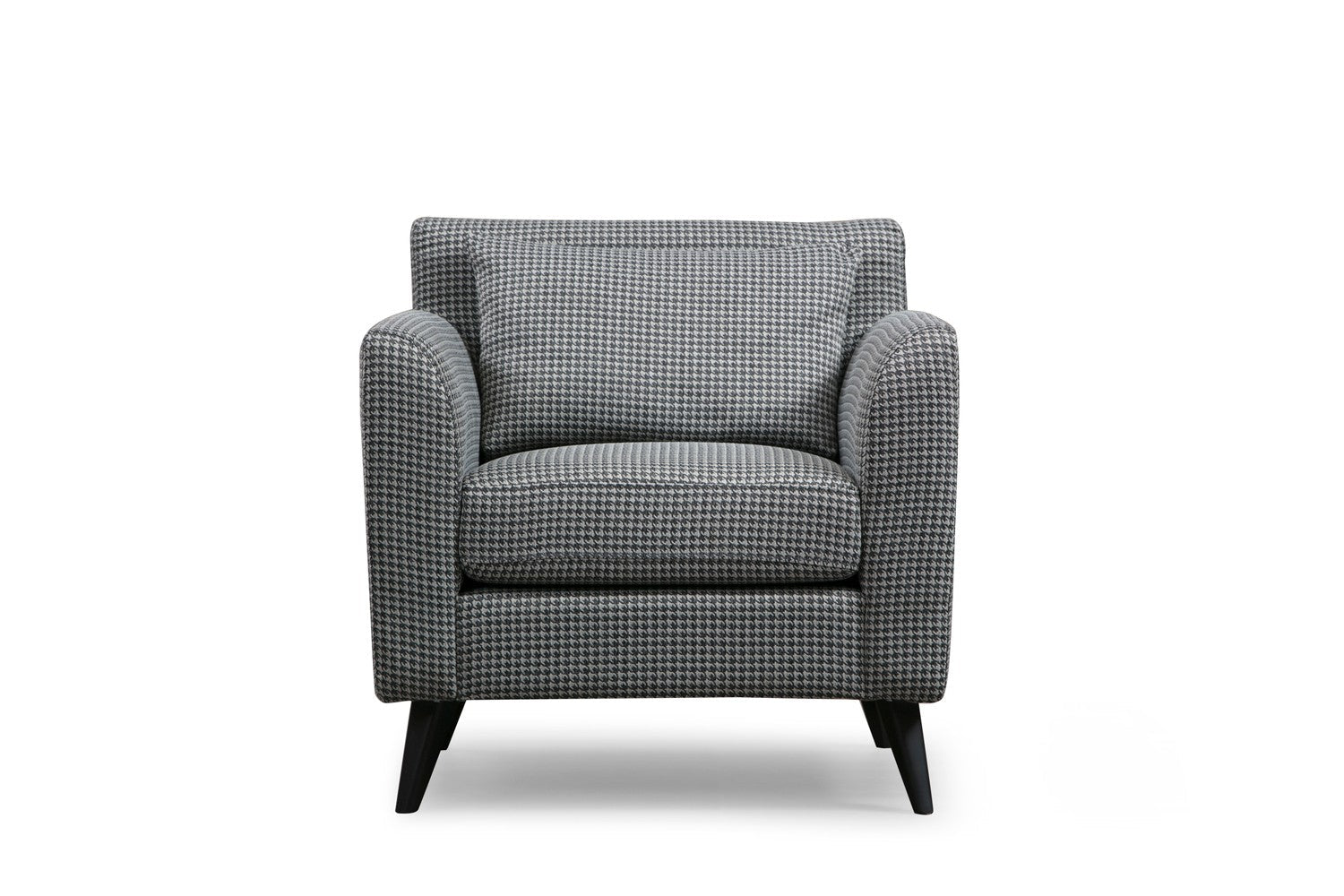 Poltrona de Descanso "Nordic" - Padrão Preto e Branco - Design Nórdico
