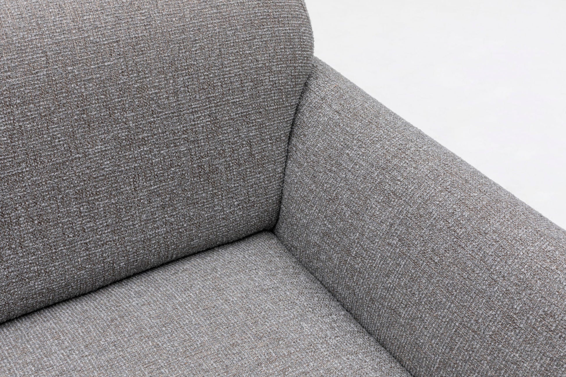 Poltrona Wing "Stockholm" - Cinzento Claro com Pernas em Faia - 90x86x86 cm - Design Escandinavo