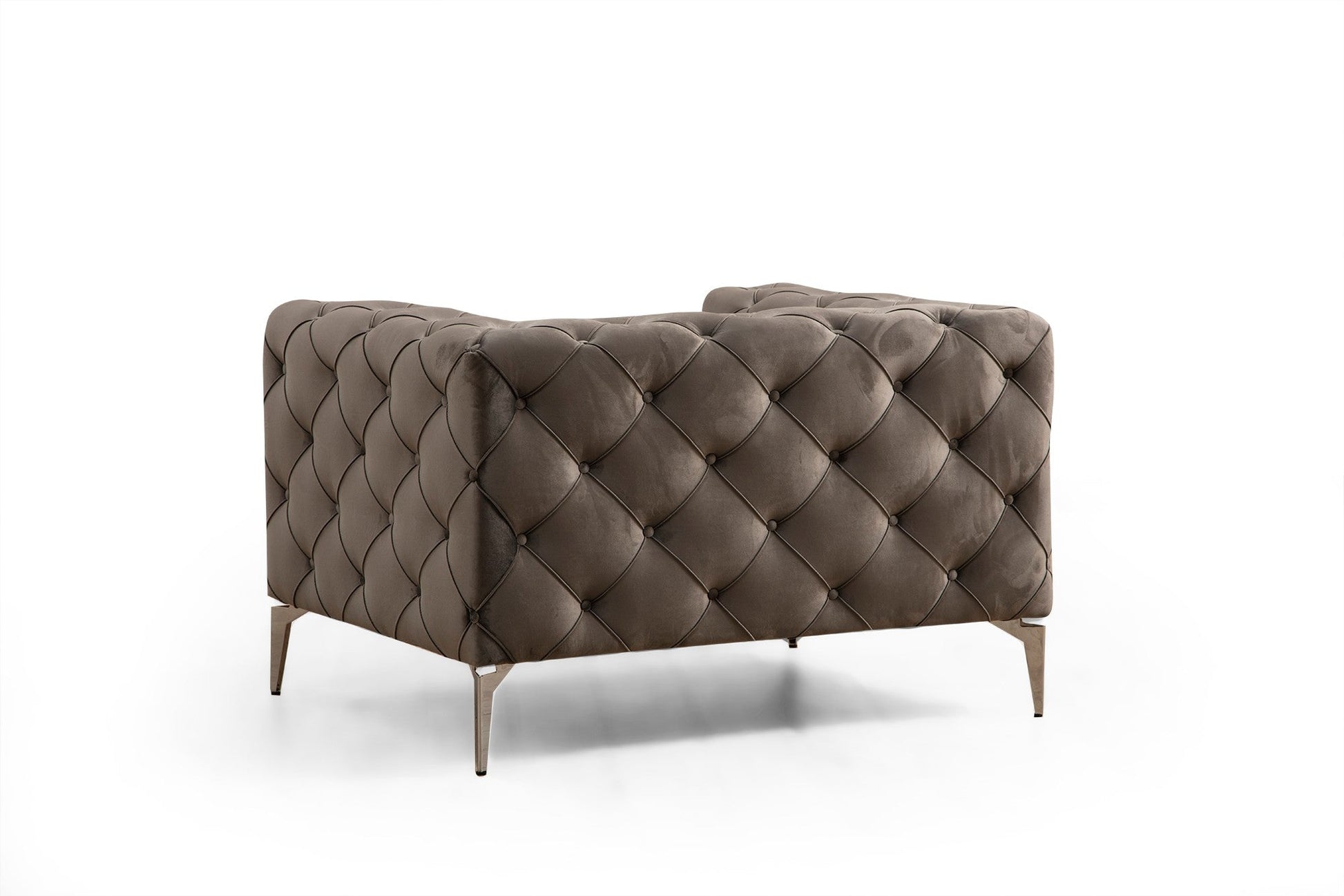 Poltrona "Cinzento Lux" – 108x90x70 cm – Cor Antracite - Design Moderno