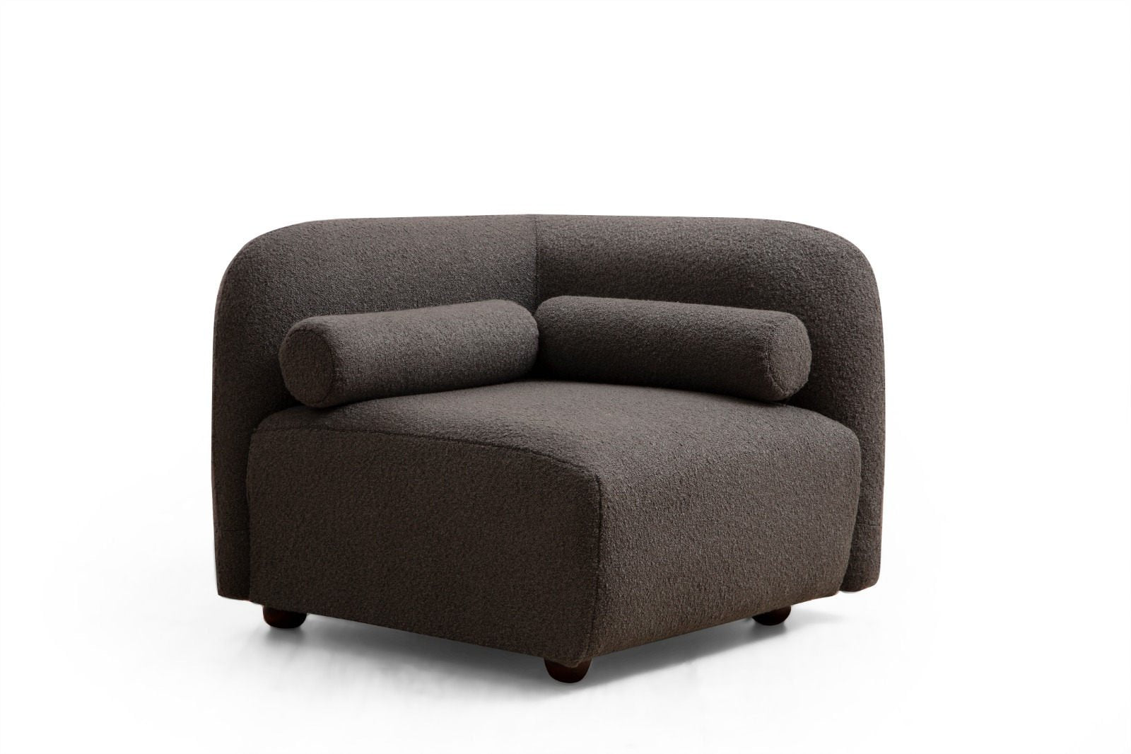 Poltrona "Viktor" – 90x90x74 cm – Cor Cinzento Escuro - Design Moderno