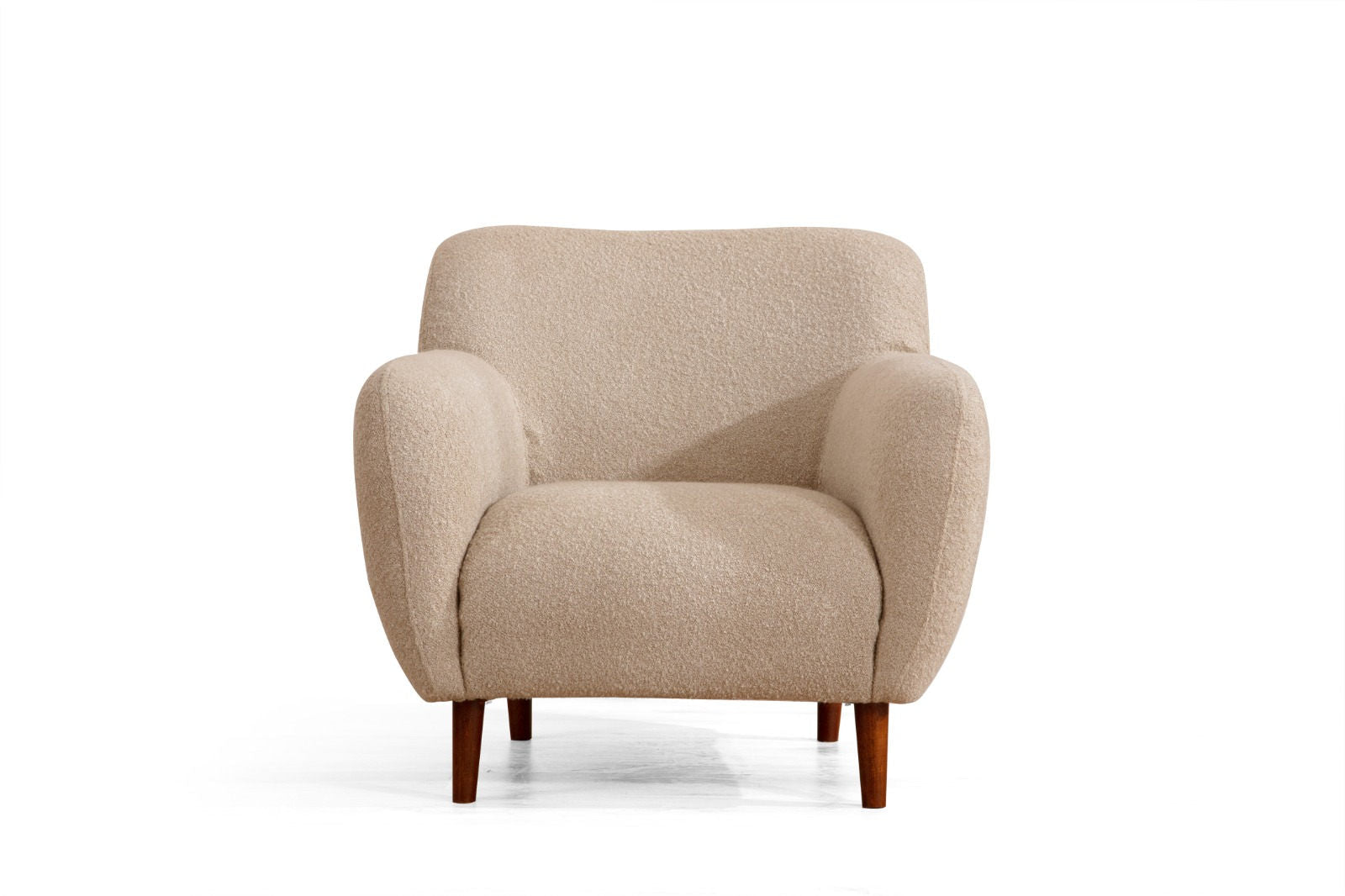 Poltrona "Napoli" – Design Moderno – Cappuccino