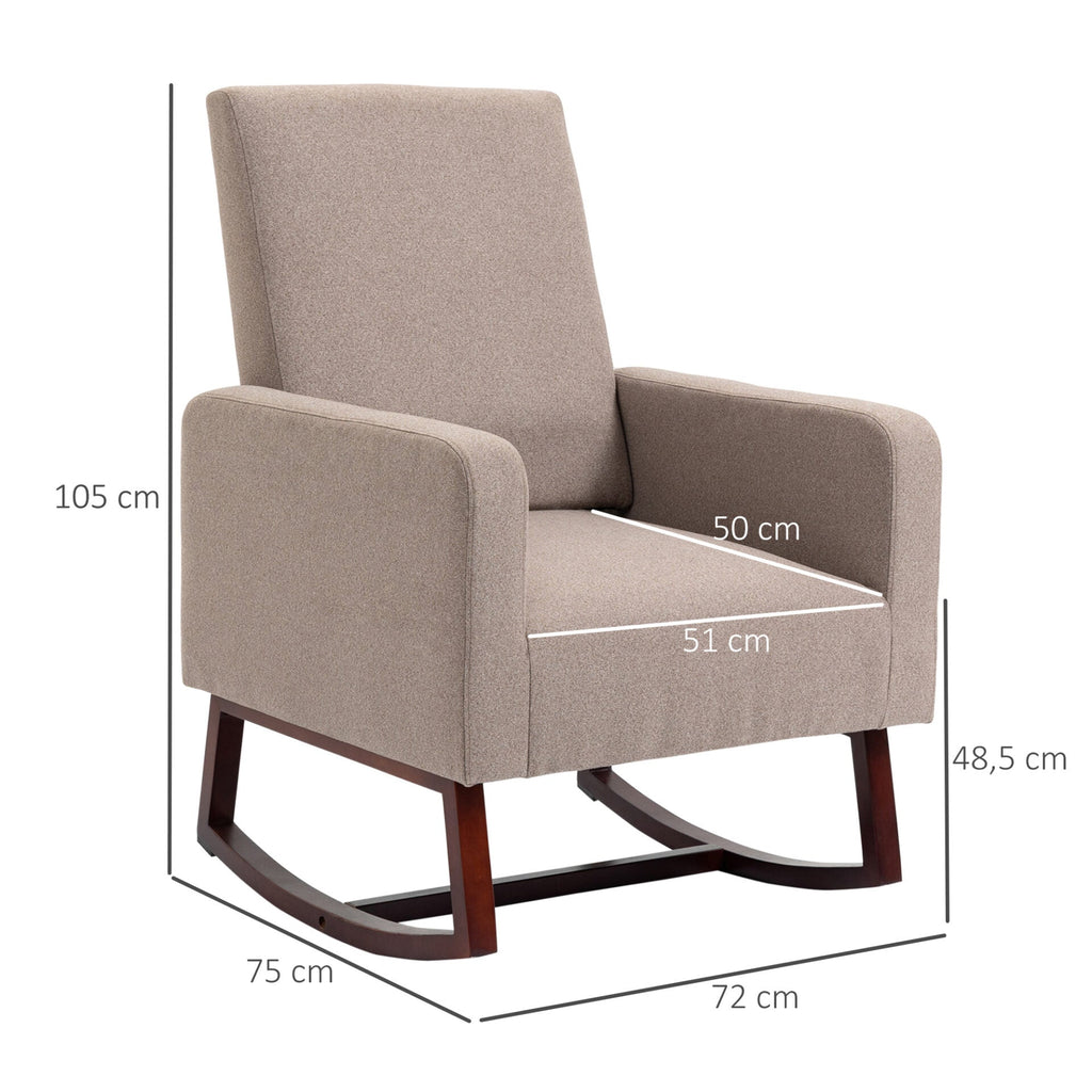 Poltrona Bally – Cor Marrom - Design Nórdico - Leva-Me Contigo - Móveis & Decoração