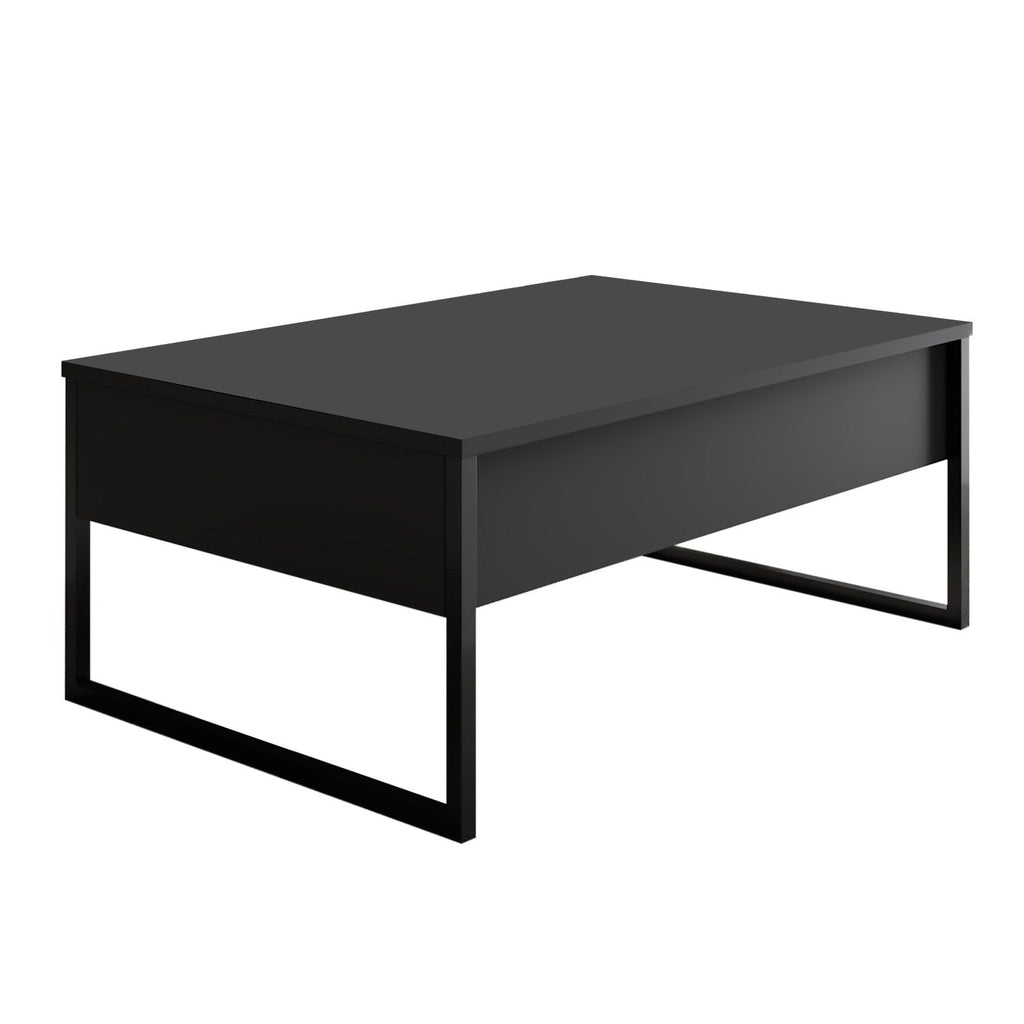 Mesa de Centro "Madrid" – Antracite e Preto - 90x60x40 cm – Design Moderno
