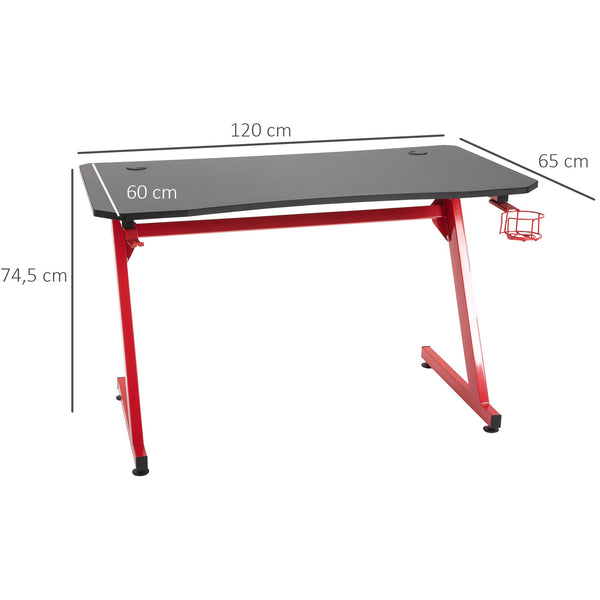 Secretária de Canto – Modelo Västerås – 120x65x74 – Moderna – Branco