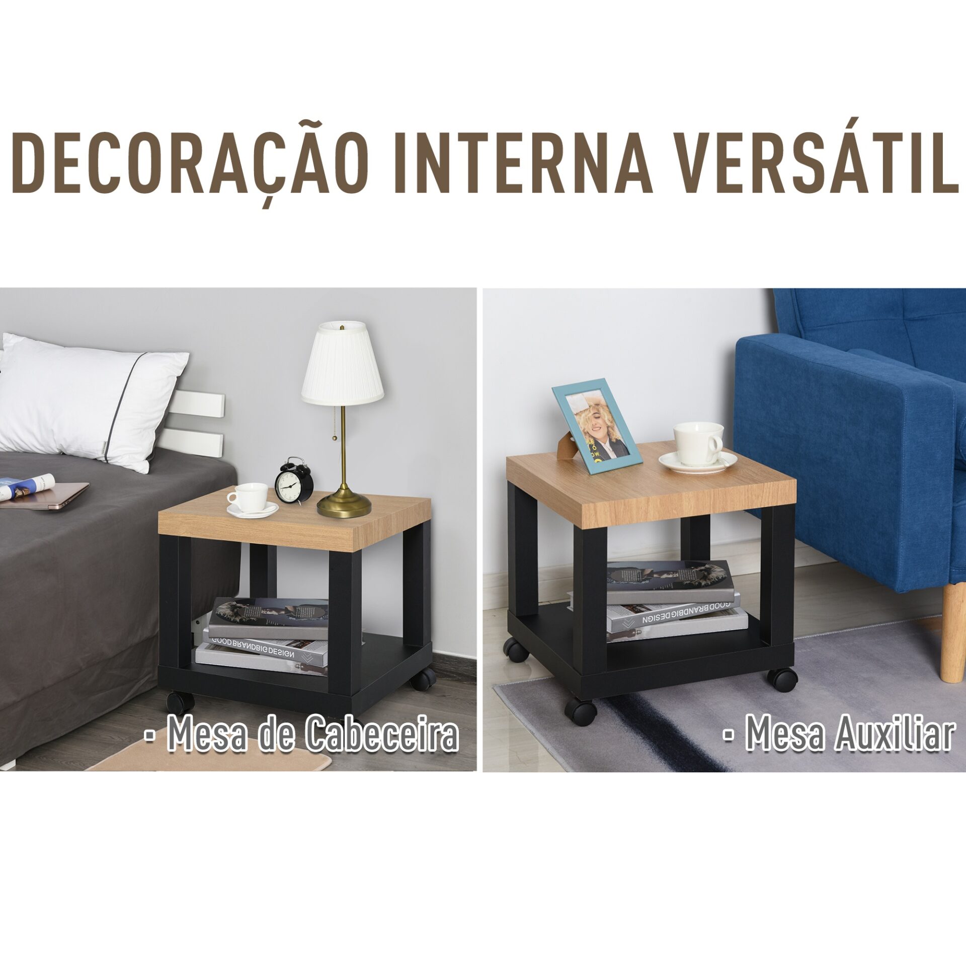 Mesa de Apoio Runny - Design Contemporâneo - Leva-Me Contigo - Móveis & Decoração