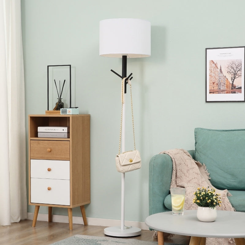 Candeeiro de Pé Cabs - Preto e Branco - Design Contemporâneo - Leva-Me Contigo - Móveis & Decoração
