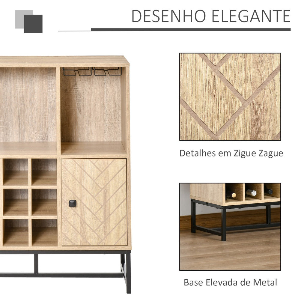Móvel Perla com Garrafeira - Design Natura - Leva-Me Contigo - Móveis & Decoração