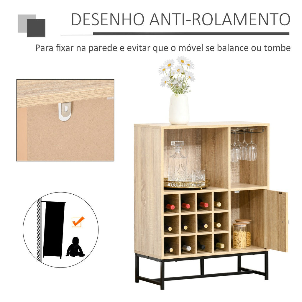 Móvel Perla com Garrafeira - Design Natura - Leva-Me Contigo - Móveis & Decoração