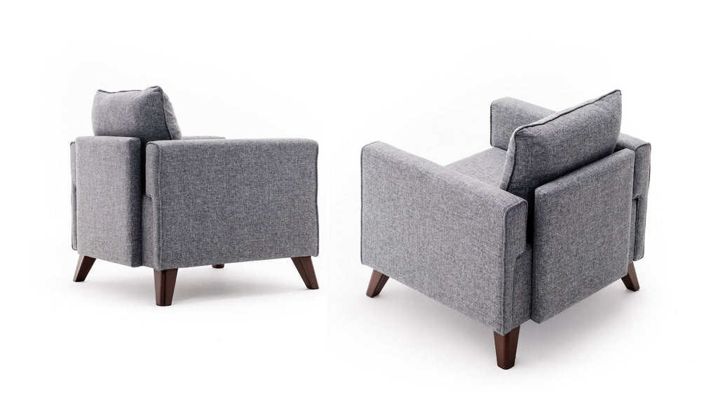 Poltrona de Descanso "Monaco" – Cinzento - Design Moderno