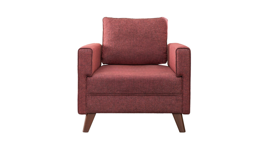 Poltrona de Descanso "Monaco" – Vermelho Tinto - Design Moderno