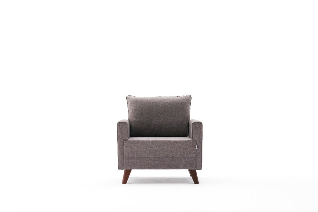 Poltrona de Descanso "Monaco" – Castanho - Design Moderno