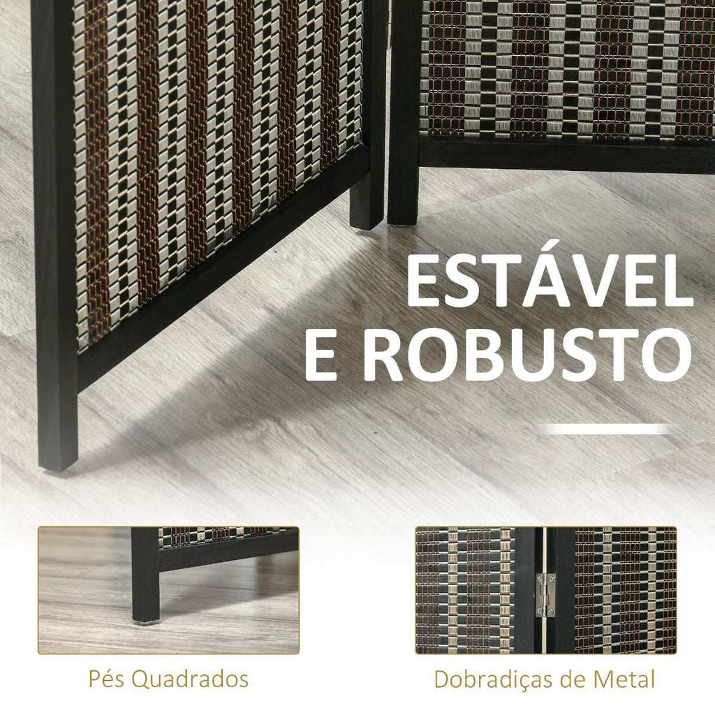 Biombo de 4 Panéis Dobrável - Design Japonês - Leva-Me Contigo - Móveis & Decoração