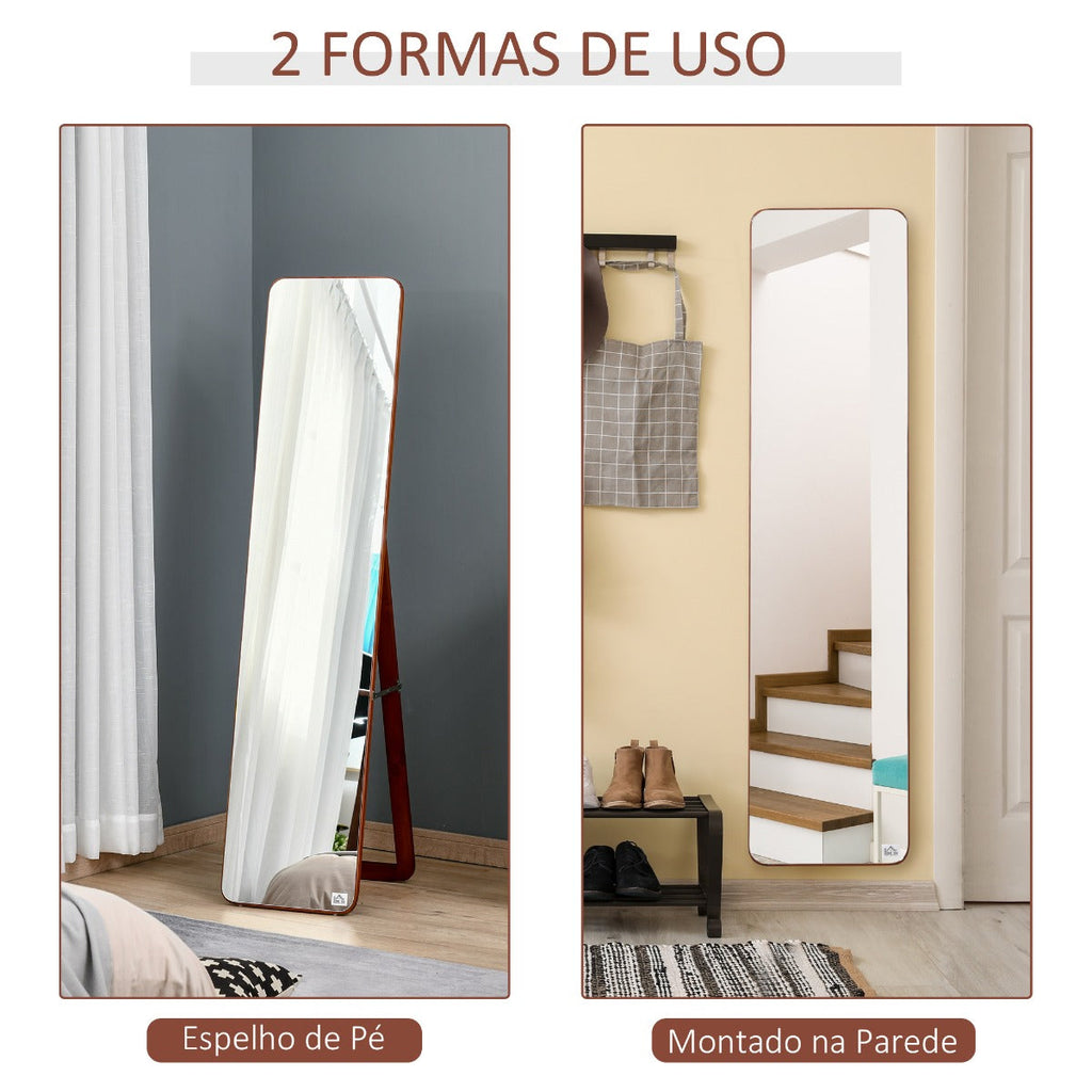 Espelho de Pé/Parede Boluzzi - Design Moderno - Leva-Me Contigo - Móveis & Decoração