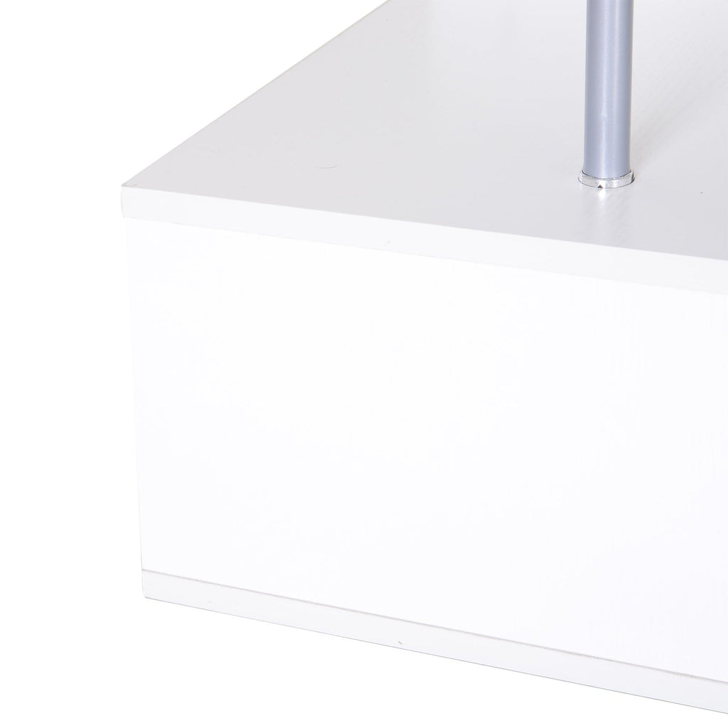 Mesa de Apoio Pietro - Branca - Design Moderno - Leva-Me Contigo - Móveis & Decoração