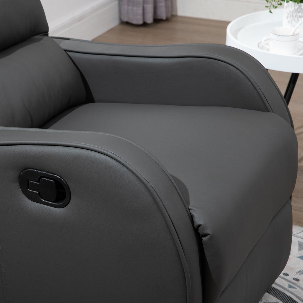 Poltrona Lopez com Reclinação Ajustável - Cinzento - Design Moderno - Leva-Me Contigo - Móveis & Decoração