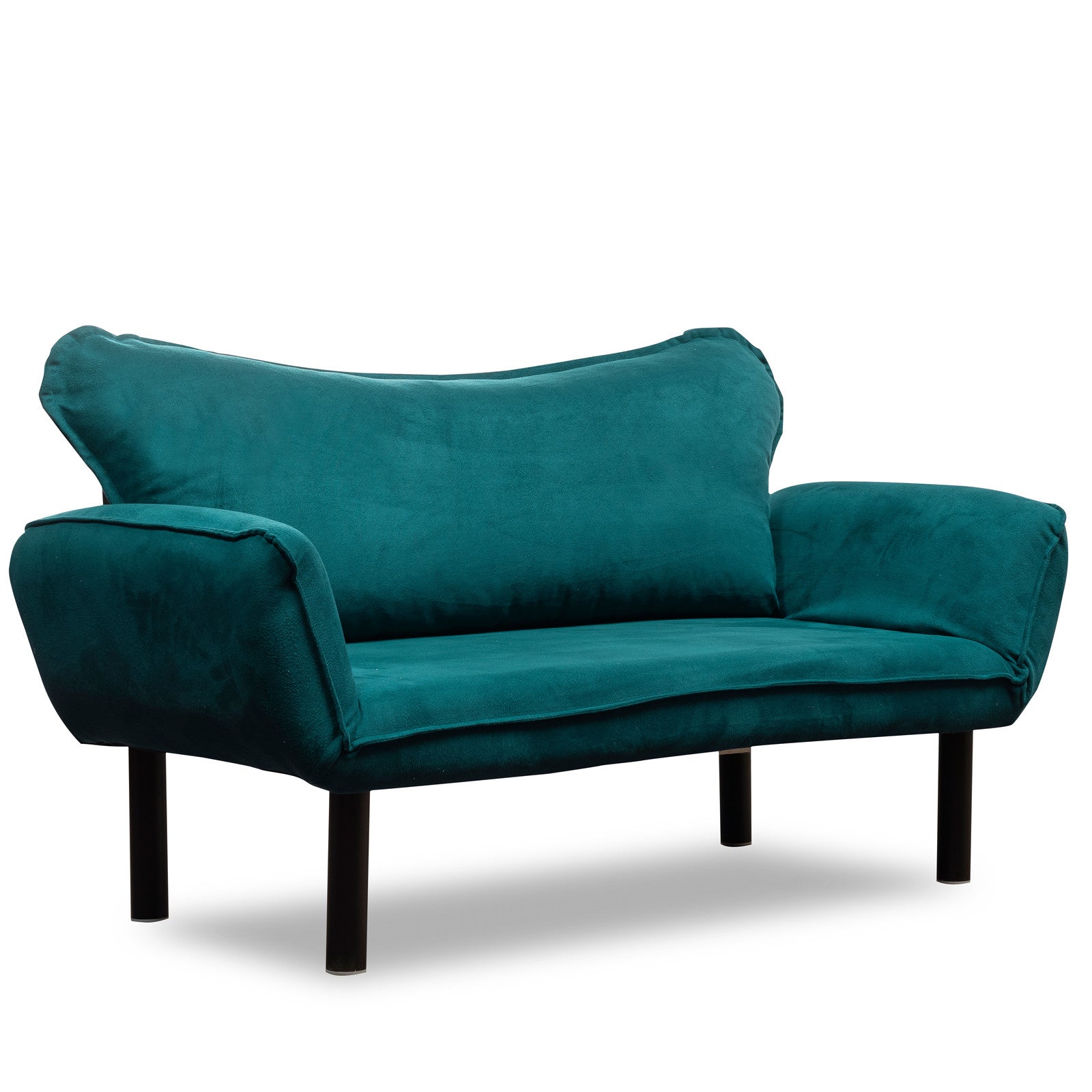 Sofá Cama "Chatto" – Azul Petróleo – 180x65x70 cm – Design Moderno