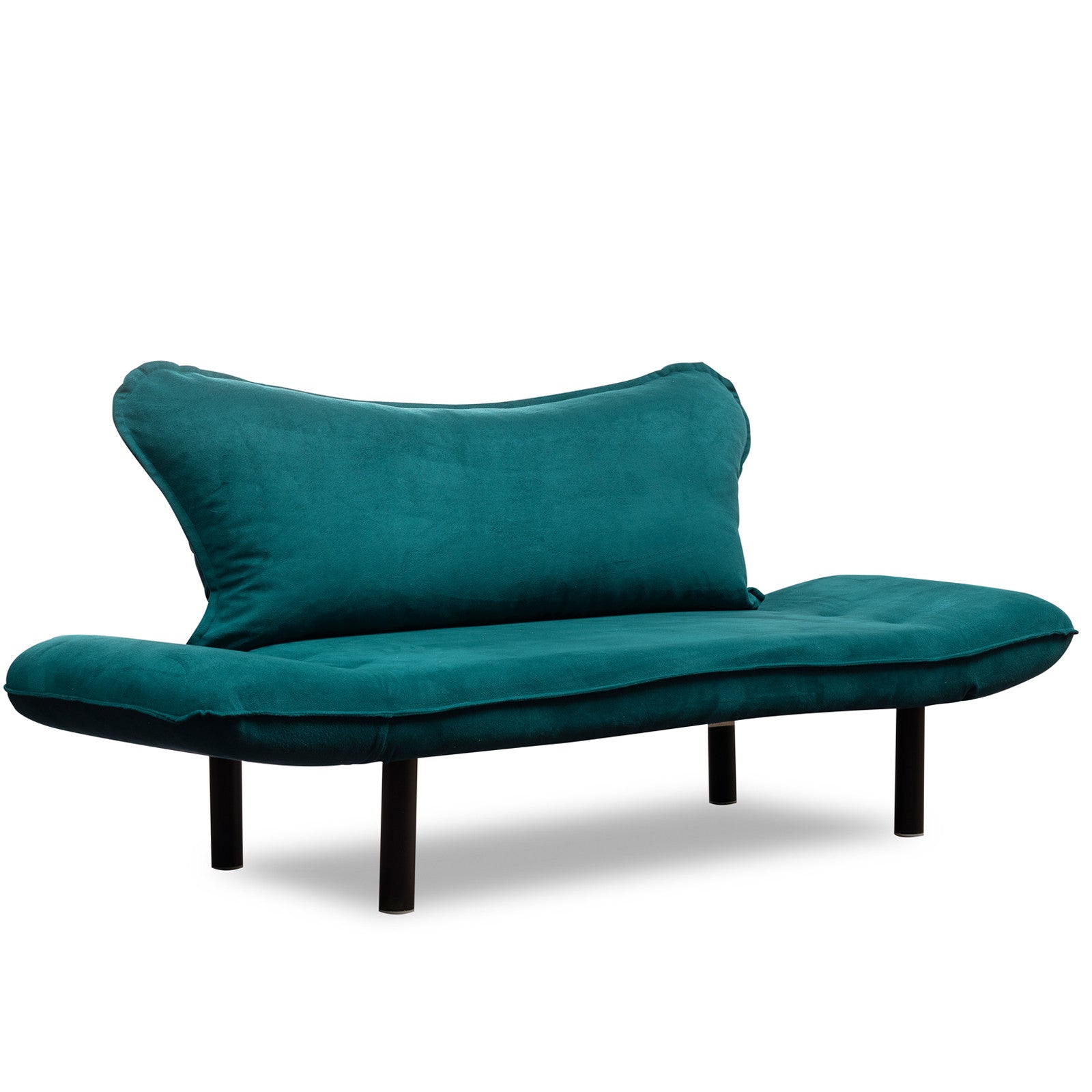 Sofá Cama "Chatto" – Azul Petróleo – 180x65x70 cm – Design Moderno