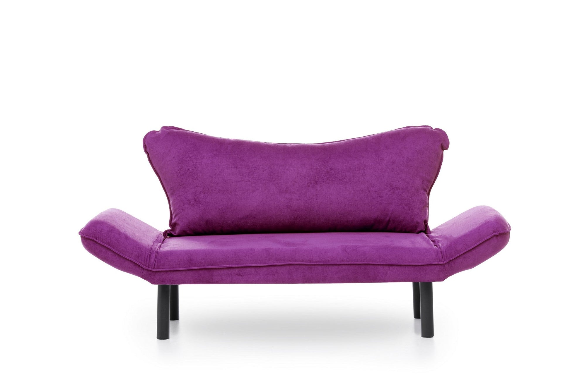 Sofá Cama "Chatto" – Roxo  – 180x65x70 cm – Design Moderno