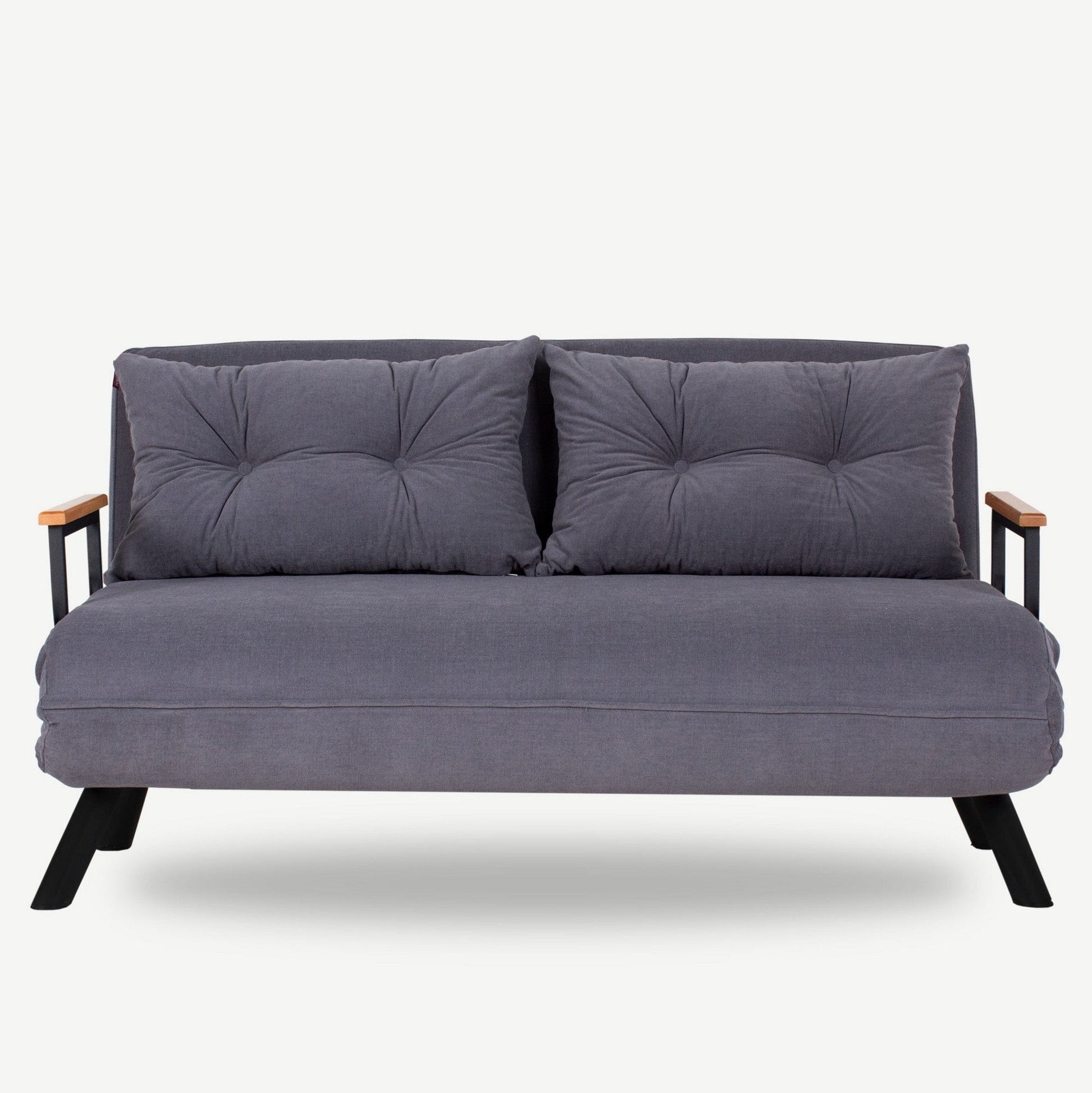 Sofá Cama "Versa" – Cinzento – 175x133 cm – Design Moderno e Versátil