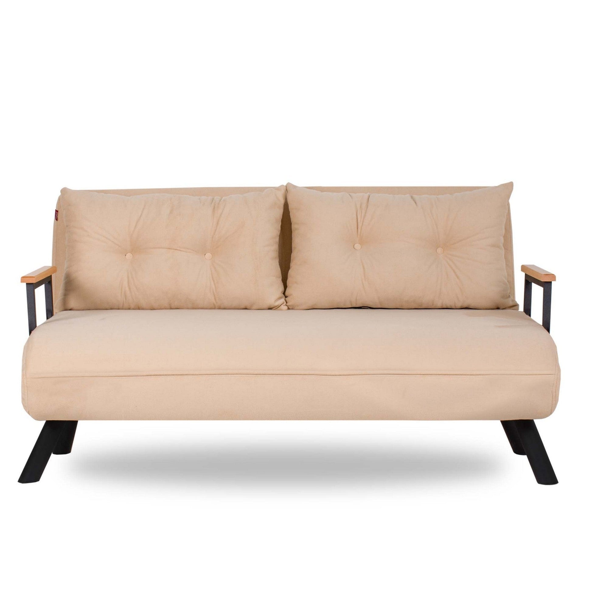 Sofá Cama "Versa" – Creme – 175x133 cm – Design Moderno e Versátil