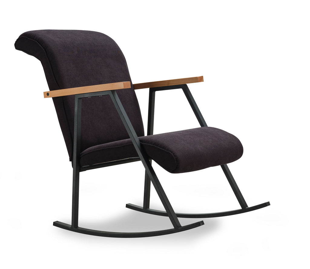Poltrona de Baloiço "Yoka" – Preto – Design Moderno