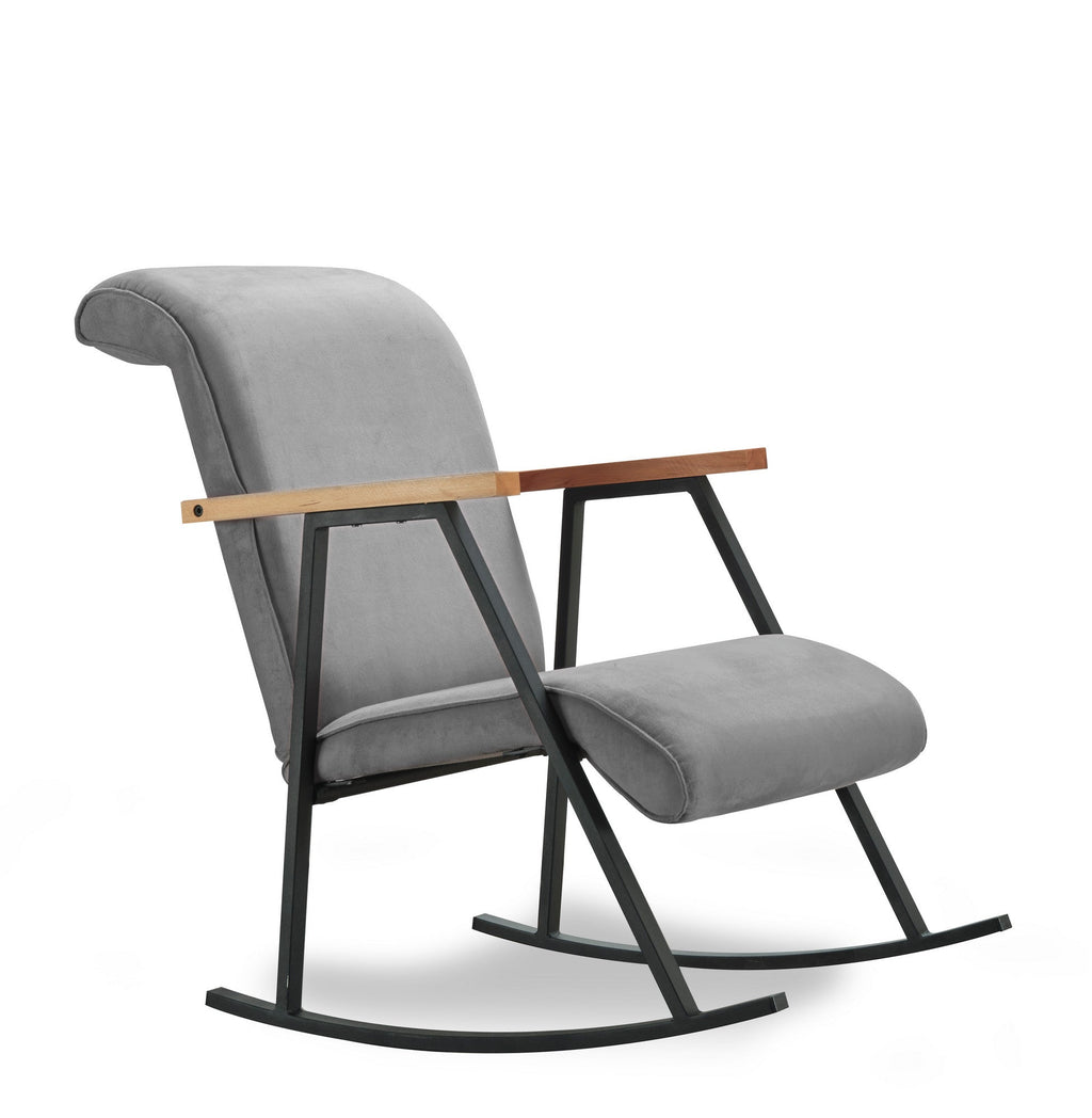 Poltrona de Baloiço "Yoka" – Cinzento – Design Moderno
