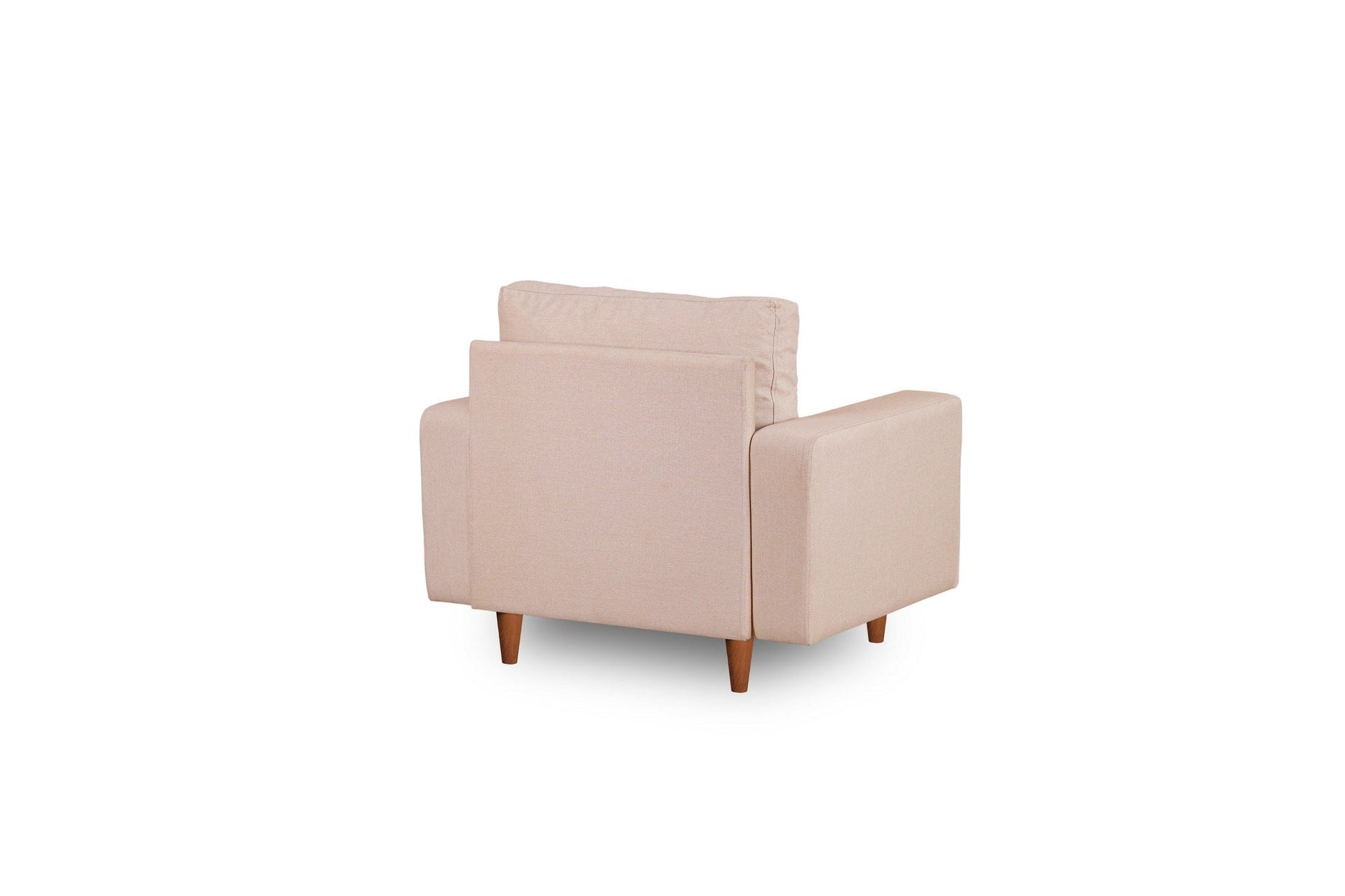 Poltrona Pafu Lungo - Creme - 105x52x75 cm - Design Moderno