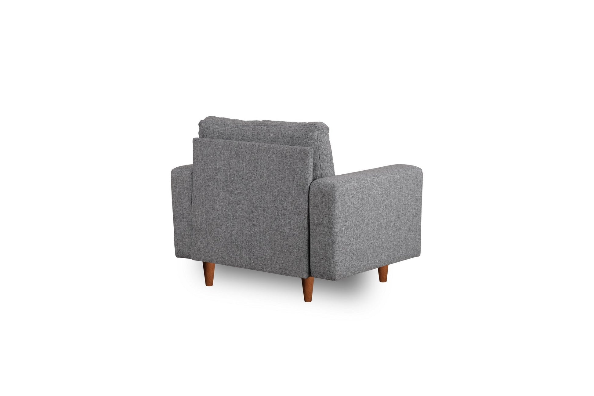 Poltrona Pafu Lungo — Cinzento - 105x52x75 cm - Design Moderno