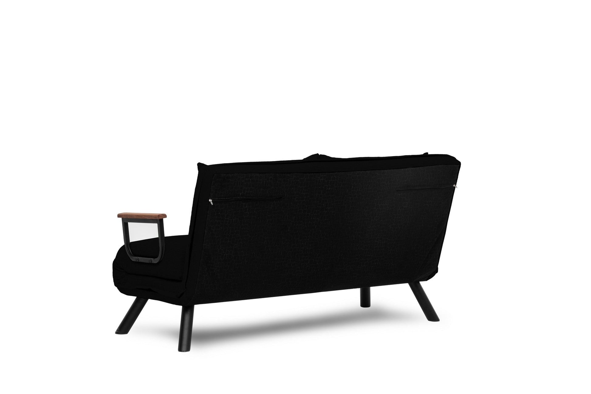 Sofá Cama "Versa" – Preto – 175x133 cm – Design Moderno e Versátil