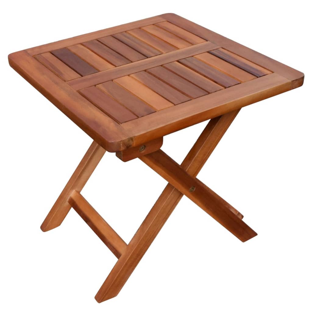 Espreguiçadeira com mesa madeira acácia maciça